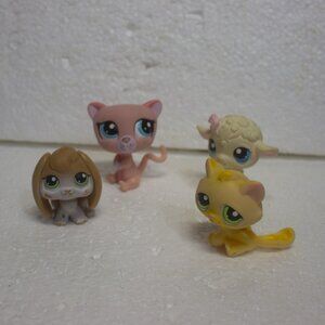 Lot of 4 Littlest Pet Shop Figures